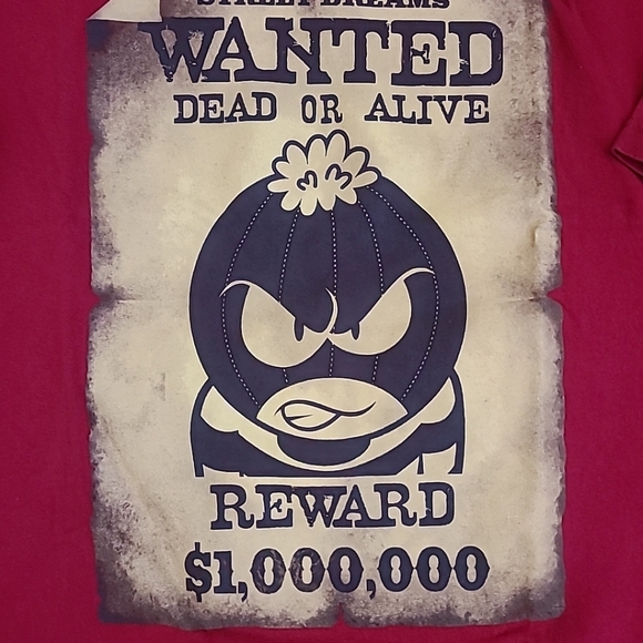 Street Dreams Original Collection XL NWOT "Wanted Dead Or Alive" Streetwear - Picture 2 of 6